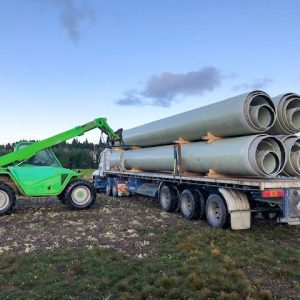 11.5km GRP 1000mm dia to 500mm SN5000 PN10