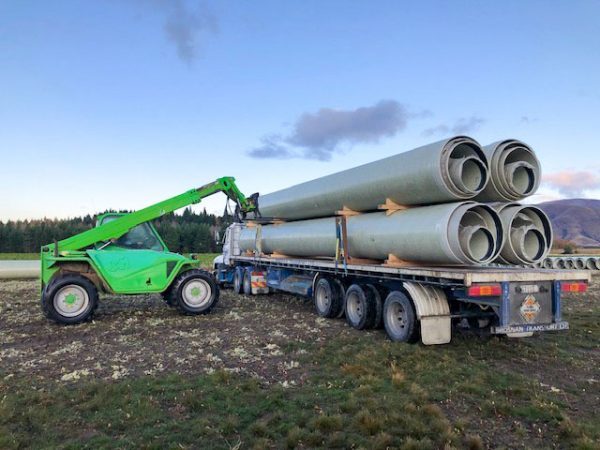 11.5km GRP 1000mm dia to 500mm SN5000 PN10