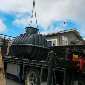 Lightweight Septic Tank Install