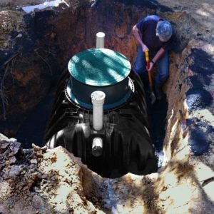 Plastic Septic Tank Install