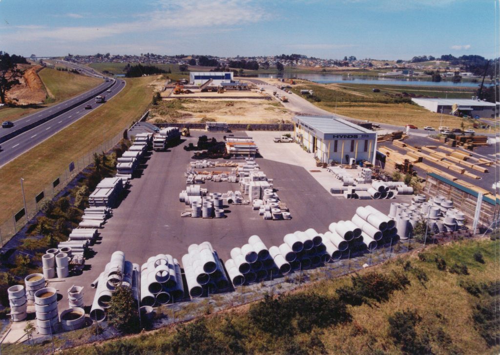 Aerial shot of Albany from 25 years ago