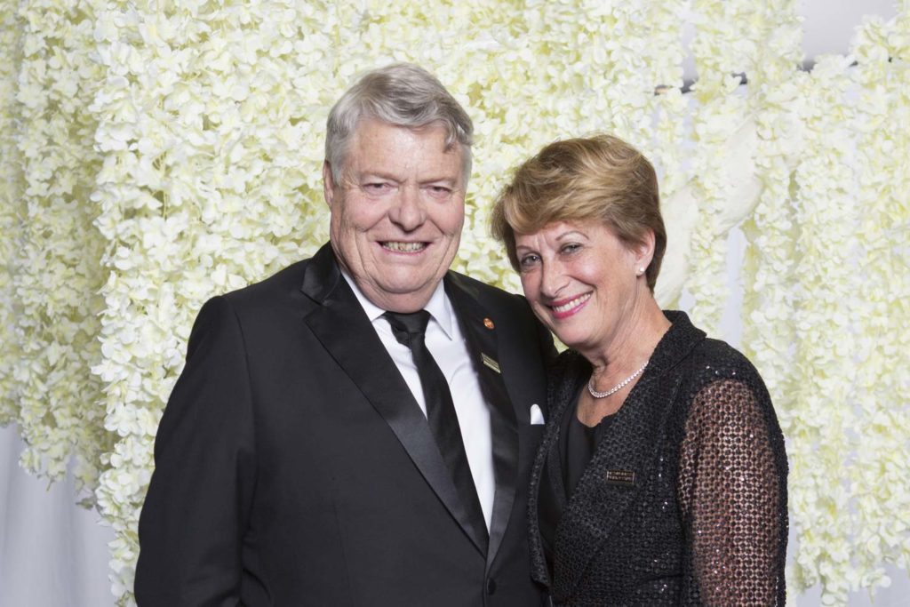 John and Leonie at the Business Hall of Fame Gala