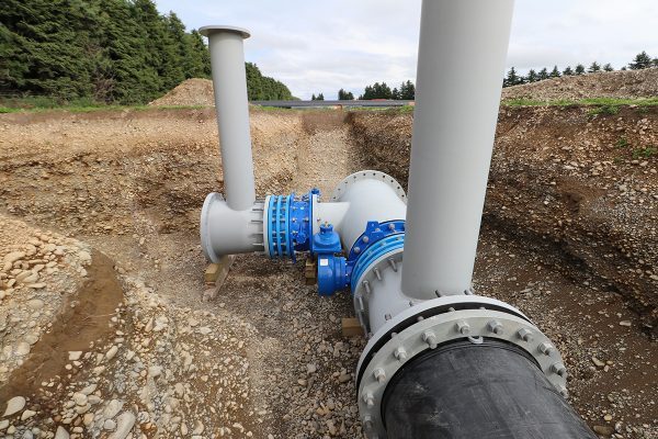 Butterfly Valve on Central Plains Irrigation Pipeline