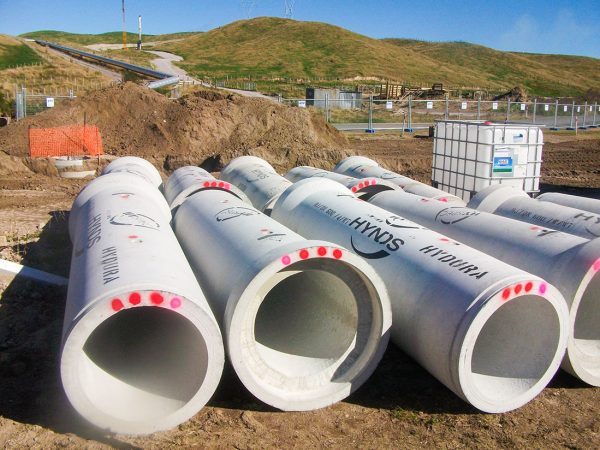 Taupo Thermal Plant Hydrua Concrete Pipes