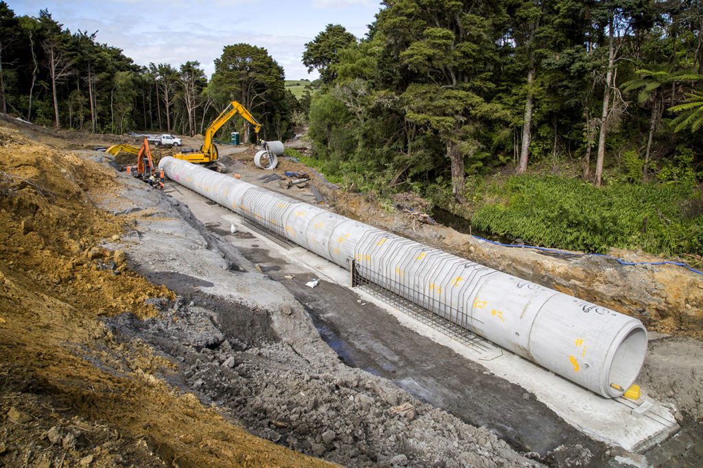 Drainage Large Diameter Pipe Installation