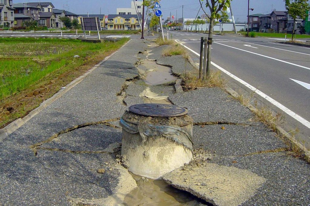 Earthquake Liquefaction Damage
