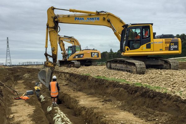 GRP Pipe Laying - Acton Irrigation