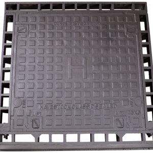 Gatic infilled solid top cover-top view 600x600 mm Solid Top Class D GATIC-02301093