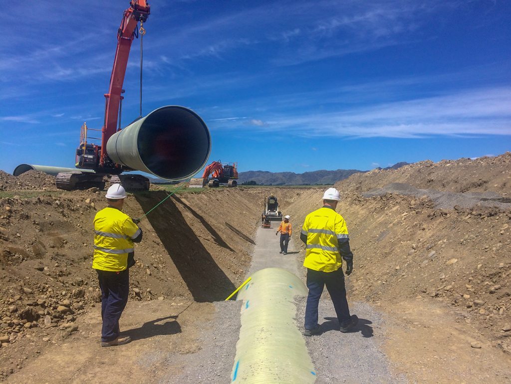 Amuri Pipeline Upgrade - GRP Installation