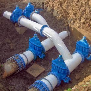 Hawle e2 Sluice Valve Pipeline