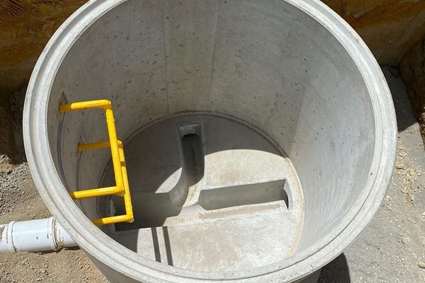 smooth perfect manhole installation