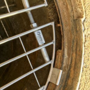 Close up Impact Safety Grill Installed on Maestro AS3996