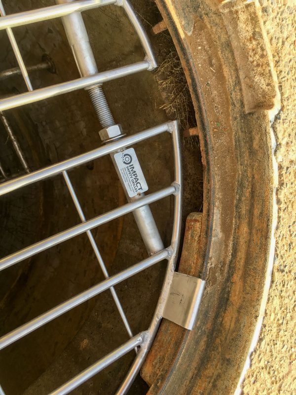 Close up Impact Safety Grill Installed on Maestro AS3996