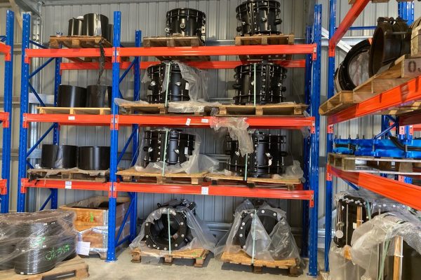 New Plymouth District Council Fully Stocked with pipe and repair fittings, restraint pipe couplers and strategic pipe for repair and maintenance