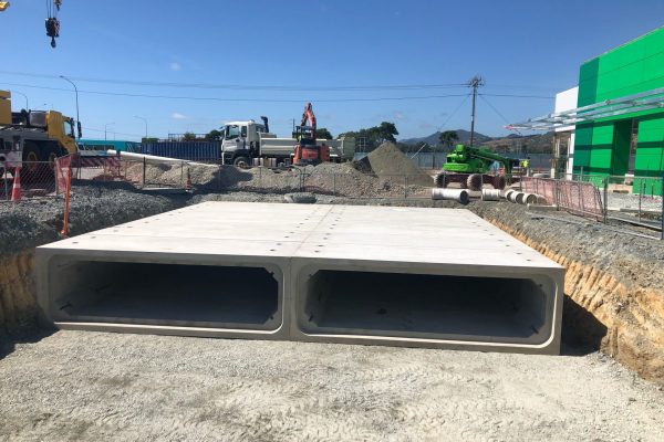 Pinnacle® Sealed Box Culvert on site in Nelson