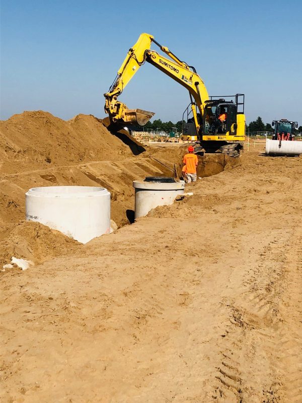 Perfect Manhole Installation Papamoa Bay Civil