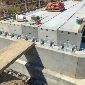 Landspan bridge installation