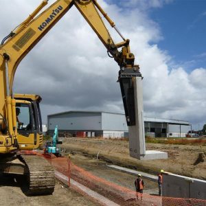Installation of Lusit Retaining Wall
