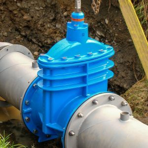 Hawle e2 Flanged valve in-situ