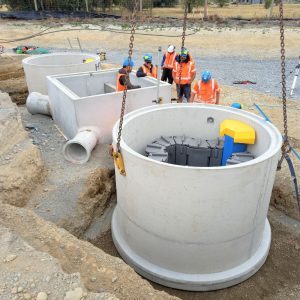 Ashburton Upflo installation